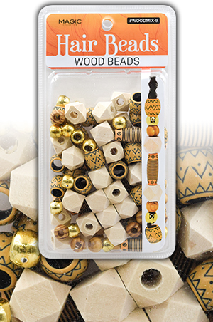 Magic Wood Bead Mix Design-9-pc
