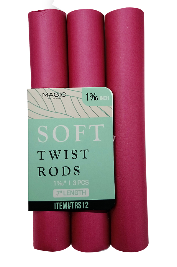 Magic soft Twist Rods 1-3/16" Plum #TRS12 - pc