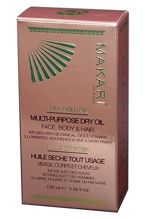 Makari 24K or Rose Multi Purpose Dry Shimmer Oil(3.38oz)#81