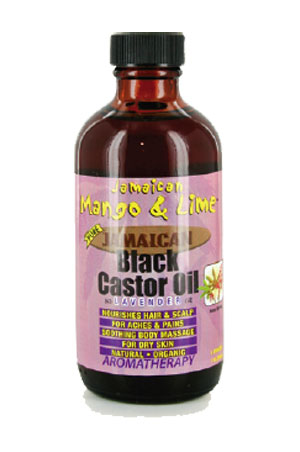 Mango & Lime Black Castor Oil -Lavender (4 oz) #55