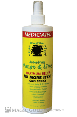 Mango&Lime Medicated No More Itch Gro Spray(16oz)#28
