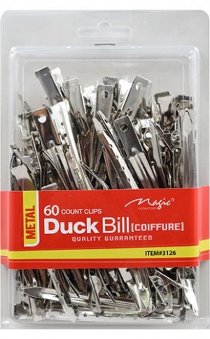 Magic Collection Clip Duck Bill Clip(60pc)#3126-pk