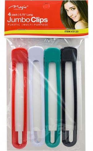 Magic Collection Clip Jumbo Clip(4pc)#3123-dz