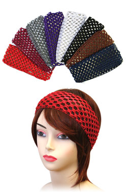 Mesh Head Band (S) #4868Asst -dz