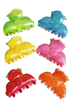 Mini Butterfly Clip (Butterfly, 12pc/pk) #1944 Asst -dz