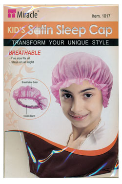 Miracle Kid's Satin Sleep Cap #1017(Mix) - dz