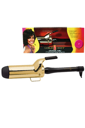 #GH9208 Gold'N Hot Barrel 2"Professional Spring Curling Iron