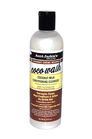 Aunt Jackie's Coconut Creme Coco Wash Cleanser(12oz) #24
