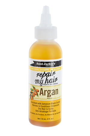 Aunt Jackie's Nat.Growth Oil Repair MyHair-Argan(4oz)#27-Pcs