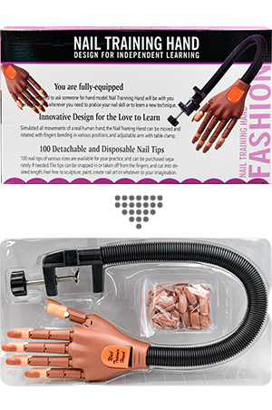 Nail Traning Pratice Hand#NC100-pk
