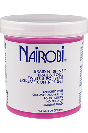 Nairobi  Braid n' Shine Gel(16oz)#54