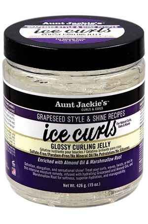 Aunt Jackies Grapeseed Ice Curls Jelly(15oz) #34