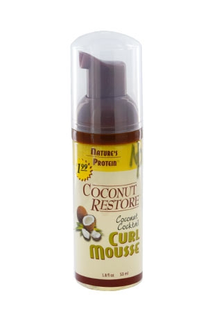 Nature's Protein Coconut Restore Curl Mousse (1.8oz)#16