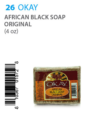 OKAY African Black Soap Original (5.5oz) #26