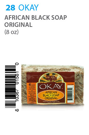 OKAY African Black Soap Original (8.5oz) #28