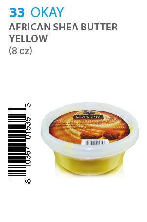 OKAY African Shea Butter Yellow (8oz) #33