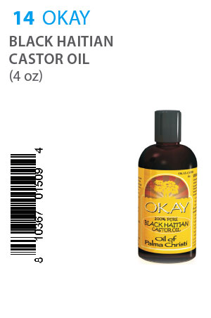 OKAY Black Hairian Castor Oil (4oz) #14