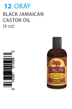 OKAY Black Jamaican Castor Oil (4oz) #12