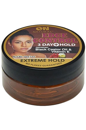 ON Edge Control Gel Ex Hold-Blk Caster& Vit.E(1oz)#80