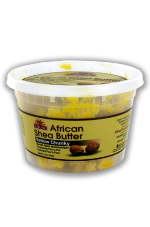 Okay 100% African Shea Butter _Yellow Chunky (10oz) #48