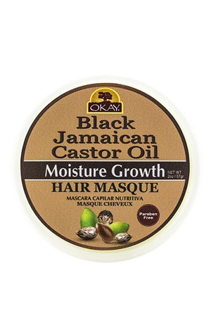 Okay African Black Jamican Caster Oil Hair Masque(2oz)#65