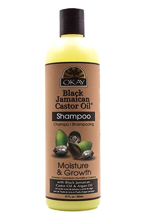 Okay African Black Jamican Caster Oil Shampoo(12oz)#62