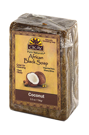 Okay African Black Soap Coconut(5.5oz)#59