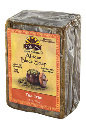 Okay African Black Soap Tea Tree(5.5oz)#61