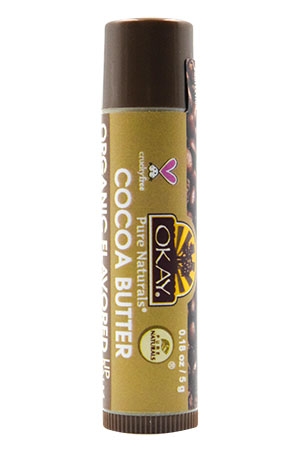 Okay Nourishing Lip Balm Tube-Cocoa Butter(0.18ozx12pc)-dz#73