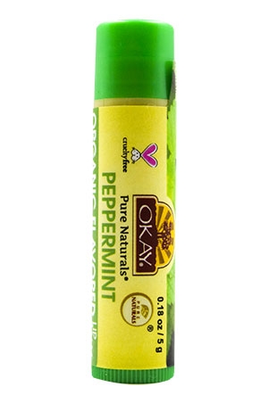 Okay Nourishing Lip Balm Tube-Peppermint((0.18ozx12pc)-dz#86