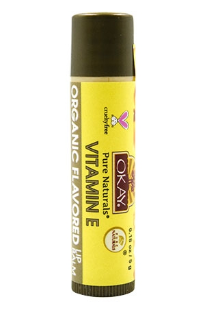 Okay Nourishing Lip Balm Tube-Vitamin E(0.18ozx12pc)-dz#90