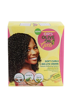 Organic Root Olive Oil Girls Soft Curls No-Lye Creme Kit#157