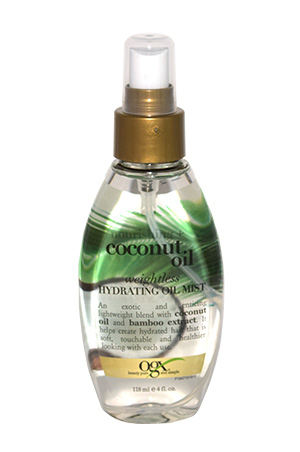 Organix Coconut Oil Hydrating Oil Mist (4 oz) #12
