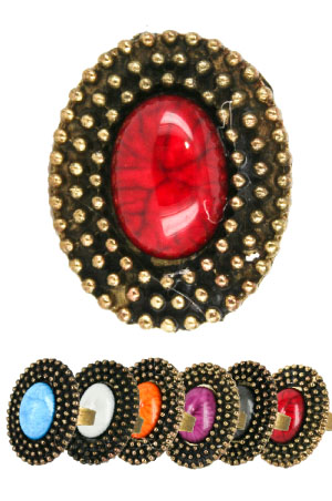 Oversized Ring #07 (12 pcs/pk) - pk