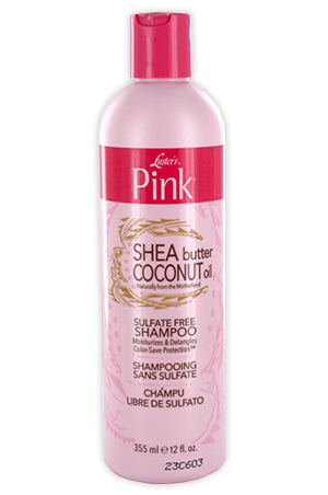 Pink Shea Butter & Coconut Oil Sulfate Free Shampoo(12oz)#58