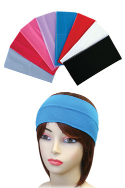 Plain Head Band (Large) #Asst -dz