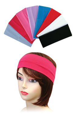 Magic Gold Plain Head Band (Medium) #1389 Asst (#4864 Asst) -dz
