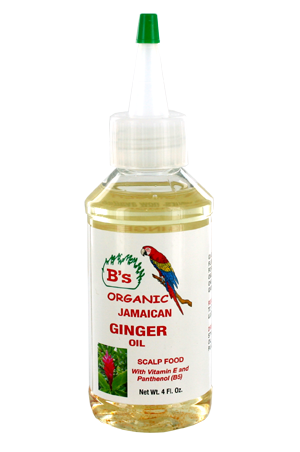 B's Organic Ginger Oil-Scalp Food (4oz) #17