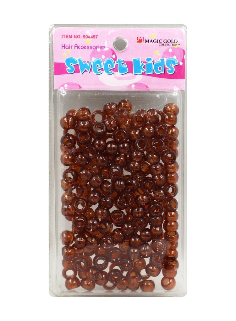 Magic Gold Plastic Bead (S) #1614 Crystal Brown -pc