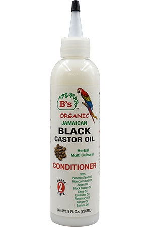 B's Organic Jamaican  Black C Oil Herbal Conditioner(8oz)#28