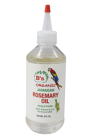 B's Organic Jamaican  ROSEMARY Oil-Family size (8oz) #35