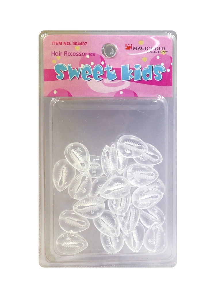 Magic Gold Plastic Bead Shell #1998 Clear -pc