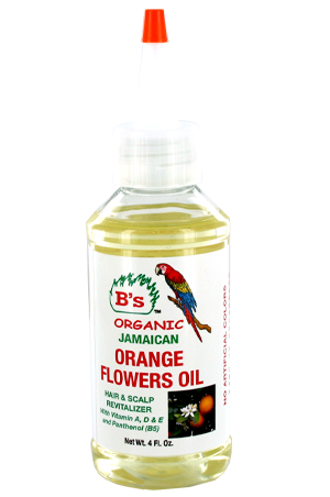 B's Organic Orange Flowers Oil_Hair&ScalpRevitalizer(4oz)#18