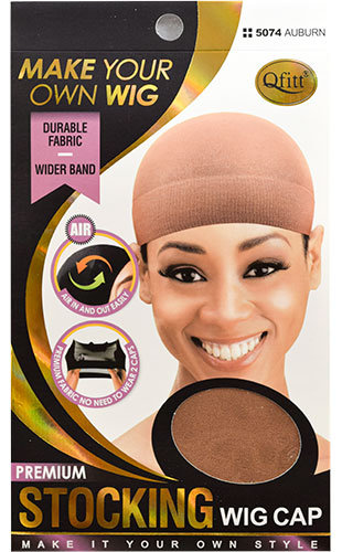 Qfitt Premium Stockin Wig Cap#Q5074Auburn-dz