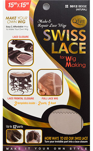 Qfitt Swiss Lace Wig Cap#Q5012Beige-dz