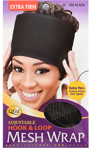 Qfitt Xtra Firm Mesh Wrap #Q306Black-dz