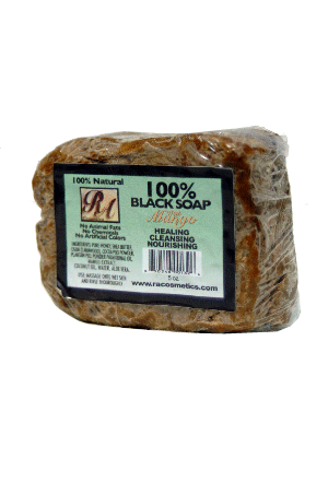 RA Cosmetics 100% Black Soap Bar w/ Mango (5oz) #27