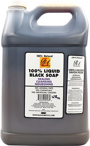 RA Cosmetics 100% Liquid Black Soap(128oz)#39