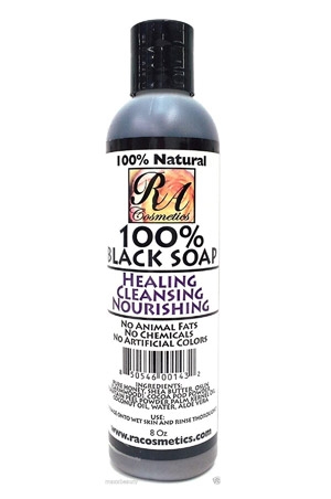 RA Cosmetics 100% Liquid Black Soap(8oz)#5