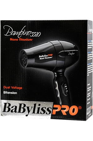 BAB Pro Nano Titanium Travel Dryer #BABNT5510NC